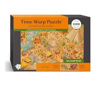 Time Warp Puzzle Series 2 - Sunrise to Sunset Hidden Scene | 1000 Piece Jigsaw Puzzle for Adults | Discover a Story That Transforms as You Build | Giftable Magic Puzzle Art (Itza Small World)