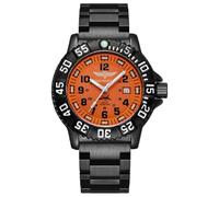 TIME WARRIOR Military Watch, Special Forces,Luminous, Tactical Military Night Watch (Black and Orange)