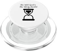 Time Well Spent Is Time Wisely Invested PopSockets PopGrip for MagSafe