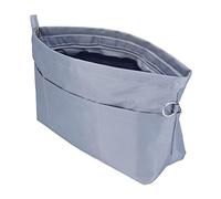 Time Wing Handbag Tote Purse Organizer Insert Bag Liner Shaper Divider Zipper 11 Pockets Compartments X Large Grey