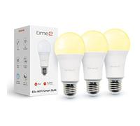 Time2 Ella 2 WiFi Smart Light Bulb with Biorhythm Lighting, 9W E27 Edison LED Bulb with Smartphone Control Schedule and Timer, Dimmable Smart Bulbs Compatible with Alexa and Google Home (Pack of 3)