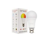 Time2 Ella WiFi Smart Light Bulb, B22 Bayonet Smart LED Bulb, Colour Changing, Dimmable, Brightness Control, Timer & Schedule, Works with Amazon Alexa & Google Home, No hub Required