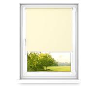 time4blinds - Blackout Blind Without Drilling - No Drill Blinds for Windows, Blinds Window - 3 Mounting Methods, Silver Thermal Coating - Vanilla, 1000x1400mm, Left Pull