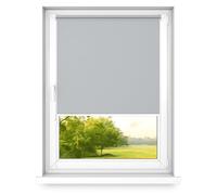 time4blinds Blackout Blinds - Stick on or noninvasive Roller Blinds for Windows Adhesive Blinds Easy Fit Clip On Blinds Thermal Insulated Blackout Fabric Roller Blinds Width 40-140cm, Height 100-250cm