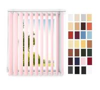 time4blinds - Slat System - Slat Curtain - Vertical Blind - Width 500 to 3000 mm Length 1000 to 4000 mm - Vertical Blind Vertical System Sliding Curtain - Many Colours to Choose From