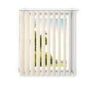 time4blinds - Vertical blinds - Blackout slats for office workstations - Bedroom Blinds - Kitchen Blinds - Complete Set with Vertical Blind Slats & Rail - 120x120 cm - Beige