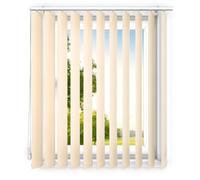 time4blinds - Vertical blinds - Slats for office workstations - Bedroom Blinds - Kitchen Blinds - Complete Set with Vertical Blind Slats & Rail - 200x210 cm - Apricot