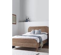 Time4sleep Annecy Rattan HFE Wooden - Bed Frame in Brown | Size: King Time4sleep Brown King