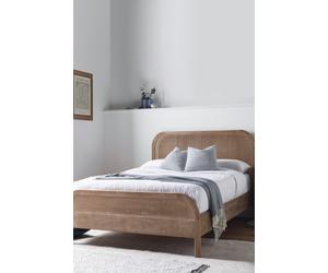 Time4sleep Annecy Rattan HFE Wooden - Bed Frame in Brown | Size: King Time4sleep Brown King