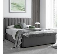Time4Sleep Ascot Kingsize Side Lift Ottoman Bed - Grey