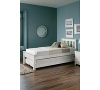 Time4sleep Atlantis White Wooden Guest Bed Including Underbed | Size: Single Time4sleep White Single