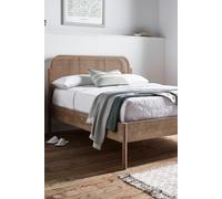 Time4sleep Colmar Rattan LFE Wooden - Bed Frame in Brown | Size: King Time4sleep Brown King