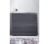 Time4sleep Linea 3 Drawer Chest Grey Time4sleep Grey