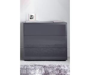 Time4sleep Linea 3 Drawer Chest Grey Time4sleep Grey