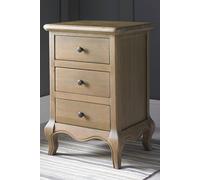 Time4sleep Loire 3 Drawer Bedside in Brown Time4sleep Brown