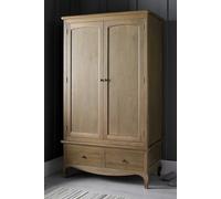 Time4sleep Loire Weathered Oak Wardrobe in Brown Time4sleep Brown