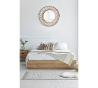 Time4sleep Molle Wooden Ottoman Bed Frame - Bed Frame Only in Light Oak | Size: King Time4sleep Light Oak King
