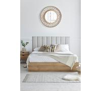Time4sleep Molle Wooden Ottoman Bed Frame Including Headboard - Bed Frame Only in Light Oak | Size: Double Time4sleep Light Oak Double