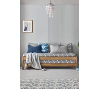 Time4sleep Oak Finish Wooden Stacking Bed Frame in Light Oak | Size: Single Time4sleep Light Oak Single