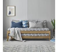Time4Sleep Stacking Single Wooden Guest Bed - Oak