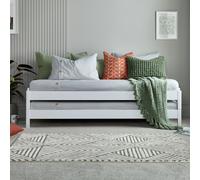 Time4Sleep Stacking Single Wooden Guest Bed - White