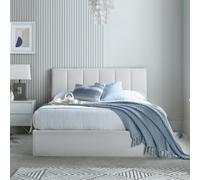 Time4Sleep Valencia Kingsize End Lift Ottoman Bed - White