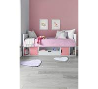 Time4sleep Vancouver Cabin Pink Wooden Storage Bed | Size: Single Time4sleep Pink Single