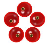 Timebid Joystick ball, top joystick round head, arcade game, DIY parts replacement,5 pack black, red, yellow, green,and blue