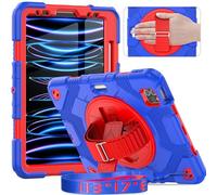 Timecity Case ONLY for iPad Air 4th/5th Generation 10.9 inch during 2022-2020 /iPad Pro 11 inch during 2022-2018, Superman colour scheme, Children's Gifts, Blue/Red