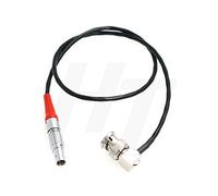 Timecode Cable 5 Pin to Right Angle BNC for Sound devices NanoLockit Lockit Zoom F4/F8 URSA Mini Pro Canon Sony 50cm