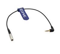 Timecode Cable for Canon R5C Tentacle Sync DIN1.0/2.3 to 3.5 mm TRS Right Angle
