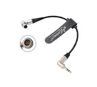 Timecode-Cable for Tentacle-Sync Sound-Devices Timecode from Right Angle 0B 5 Pin Male to 3.5mm TRS 15CM AConnect