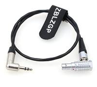 Timecode-Cable for Tentacle Sync Sound-Devices Timecode Send from 3.5mm TRS to Right Angle 0B 5 Pin Male