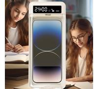 Timed Lock Box - ABS 20x15x10cm | Smart Cellphone Locker Case | Self-Control Habit Booster Box For Travel Bedrooms Home Cslassroom College Dorm Teens Students Adults Work Kids Kitchen