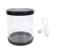 Timed Lock Box, Plastic Electronic Password Lock Container, Multi Purpose Timed Storage Box for Phone Keys Wallet Jewelry with Timer Function for Home Office School Use (Black)