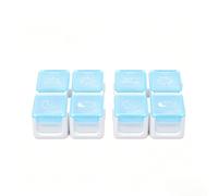 Timed Pill Box with Alert Alarm, Portable Medication Planner Organizer Clear Divided Storage Space, Convenient for Daily Vitamin and Pill Management (2Pcs)