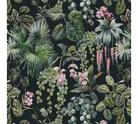 Timeet Peel and Stick Wallpaper Tropical Botanical Leaf 41CMX10M Dark Green Self Adhesive Wallpaper Sticky Back Vinyl Waterproof Contact Paper for Bedroom Living Room Wall Cabinet Shelf