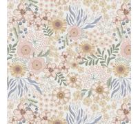 Timeet Self Adhesive Wallpaper 44cm x 3m Peel and Stick Wallpaper Boho Floral Contact Paper Waterproof Vinyl Wrap Beige Pink Green for Bedroom Living Room Bathroom Renter Friendly Furniture Sticker