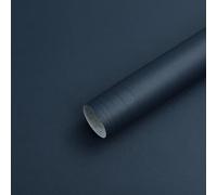 Timeet Self Adhesive Wallpaper Blue Matte Furniture Stickers Blackish Blue Contact Paper Peel and Stick Wallpaper 40x1000cm Sticky Back Plastic Paper Vinyl Film for Living Room Wall Table Shelf
