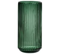 TIMEFOTO Flower Vase 7.5 inch Green Thickened Glass Vase for Bookshelf,Dinner Table,Indoor Office Desktop,Meeting Room,Bathroom,Countertop,Home Christmas Day Decoration