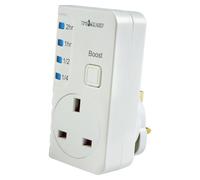Timeguard TGBT6 Plug-In Electronic Boost Adapter Timer, 3 kW - White