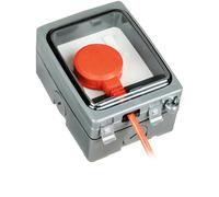 Timeguard TGV101N Single Gang 13A Outdoor Switched Socket Weathersafe Vision