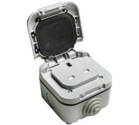 Timeguard TPS101 IP55 Outdoor Single Gang Socket