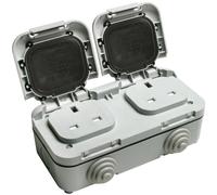 Timeguard TPS201 IP55 Outdoor Twin Gang Socket