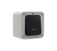 Timeguard TW1226 Weathersafe IP66 Single Gang 20AX Press Switch with Neon