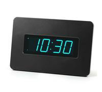 Timegyro Digital Wall Clock, Battery Operated with LED Display, Backlight Wall Clock, Table Top, Alarm, Brightness Adjustable, 12/24 Hours