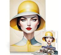 Timeless Beauty Portrait Jigsaw Puzzles 1000 Piece for Teenagers Memory Build Indoor Play Fine Cut Santa Wish Pick 50x75cm