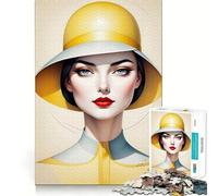 Timeless Beauty Portrait Jigsaw Puzzles 1000 Piece for Teenagers Memory Build Indoor Play Fine Cut Santa Wish Pick 50x75cm
