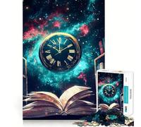 Timeless Book Galaxy Hard Jigsaw Puzzle for Adults 1000 Pieces Boost Recall Calm Escape Tight Edge 50x75cm