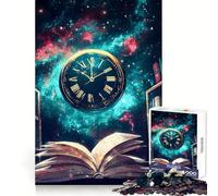 Timeless Book Galaxy Jigsaw Puzzles for Teenagers 1000 Piece Mind Skill Toy Simple Fun Design Assembly Memorable Gift 38x26cm